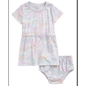 Splendid Pastel Camo Dress and Bloomers. Size 6-12M